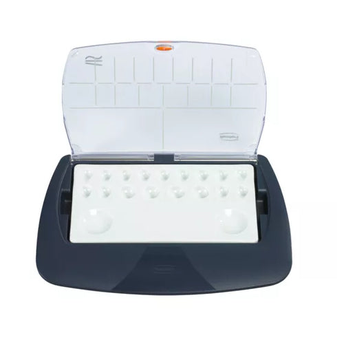 Renfert Lay Glazed Porcelain Art Color Mixing Tray Dental Lab Single Tray